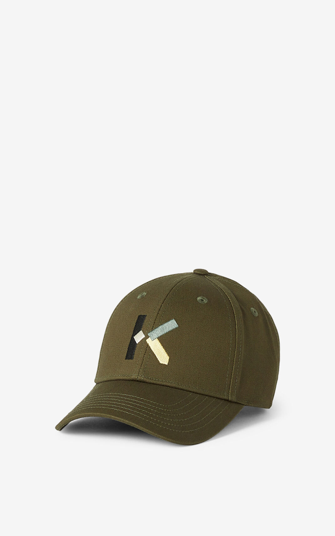 Kenzo K Sapka Férfi Sötét Khaki | ID.240288